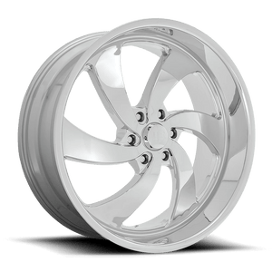 US Mag 1PC U132 DESPERADO 24X10 25 6X135 CHROME