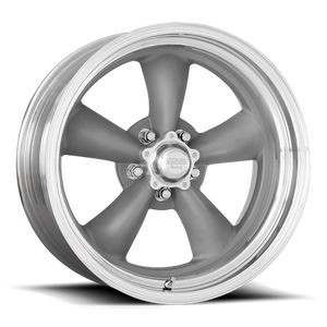 American Racing Vintage VN205 CLASSIC TORQ THRUST II 20X8 -11 5X127/5X5.0 Torq Thrust Gray Polished Lip