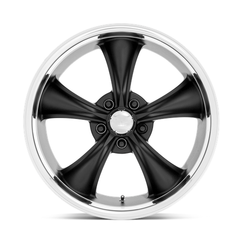 American Racing Vintage VN338 BOSS TT 20X10 2 5X114.3/5X4.5 Textured Black With Diamond Cut Lip