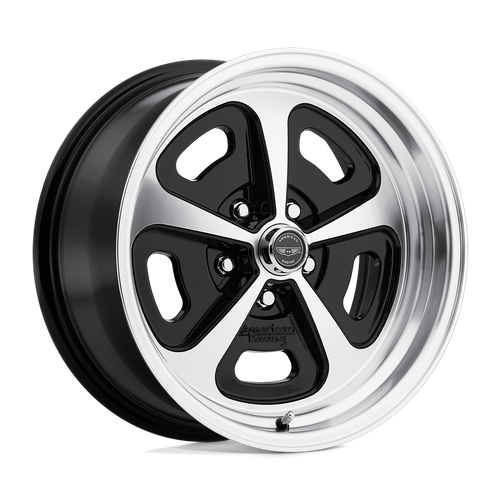 American Racing Vintage VN501 500 MONO CAST 17X8 0 5X120.65/5X4.75 Gloss Black Machined