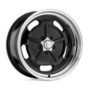 American Racing Vintage VN511 SALT FLAT 20X9.5 0 5X127/5X5.0 Gloss Black Diamond Cut Lip