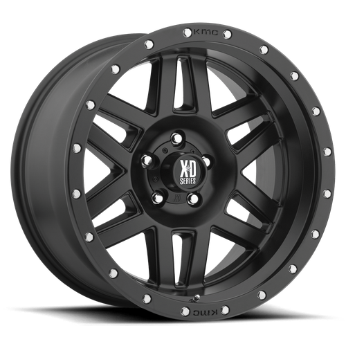 XD XD128 MACHETE 17X9 -12 6X139.7/6X5.5 Satin Black With Reinforcing Ring