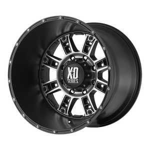 XD XD809 RIOT 18X9 18 6X139.7/6X5.5 Matte Black Machined