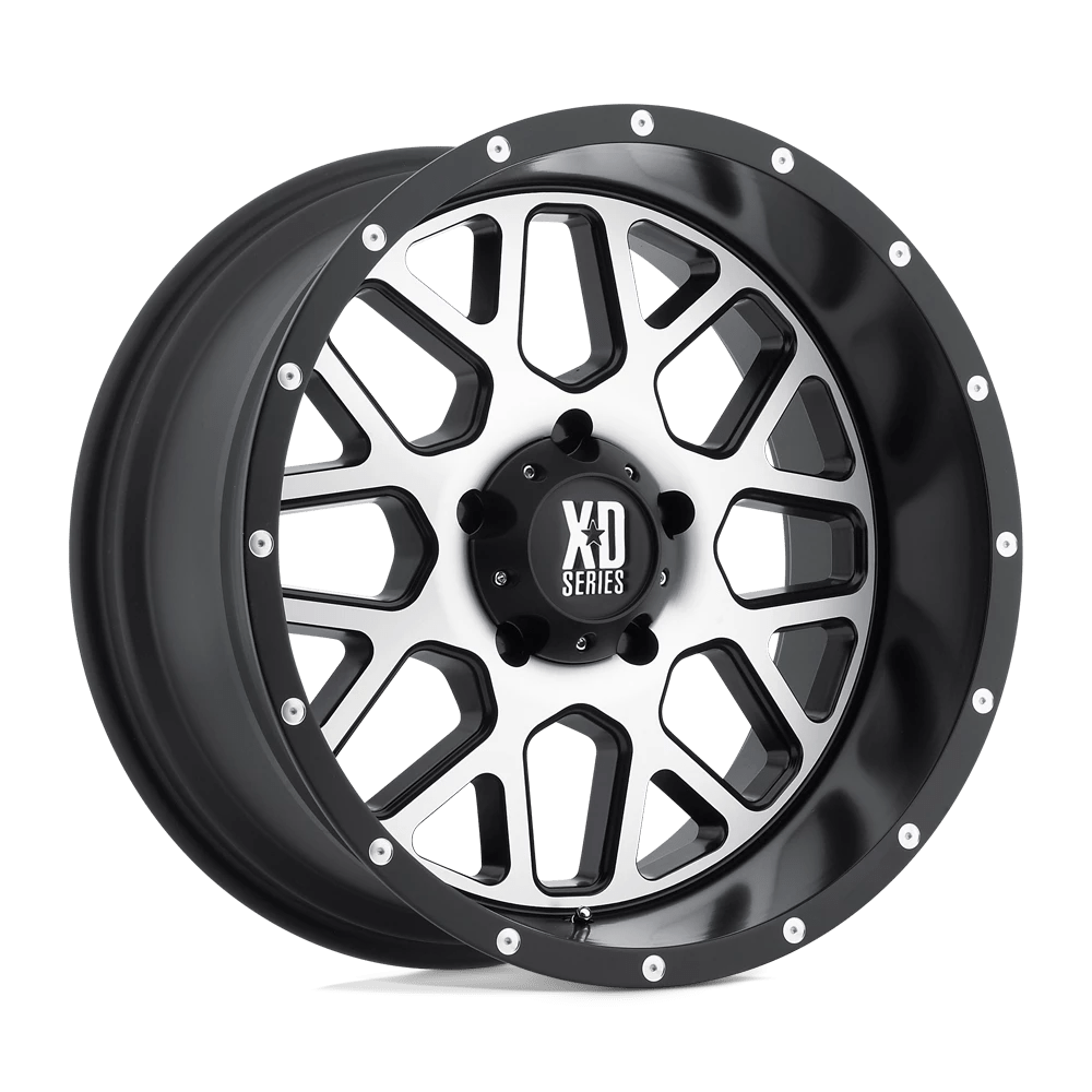 XD XD820 GRENADE 20X10 -24 6X135 SATIN BLACK MACHINED FACE