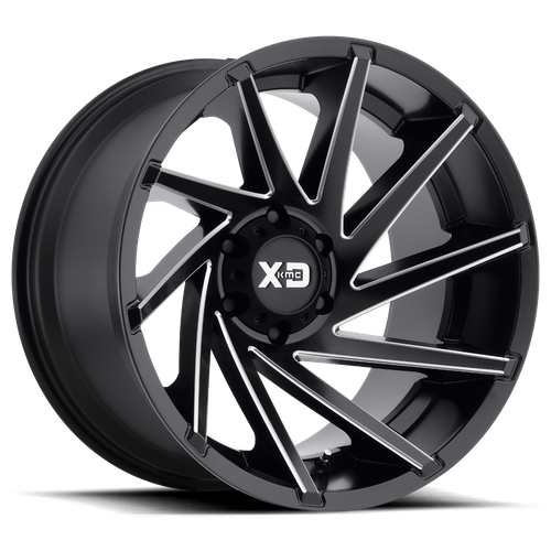 XD XD834 CYCLONE 20X12 -44 6X139.7/6X5.5 Satin Black Milled