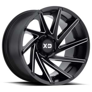 XD XD834 CYCLONE 20X12 -44 6X139.7/6X5.5 Satin Black Milled