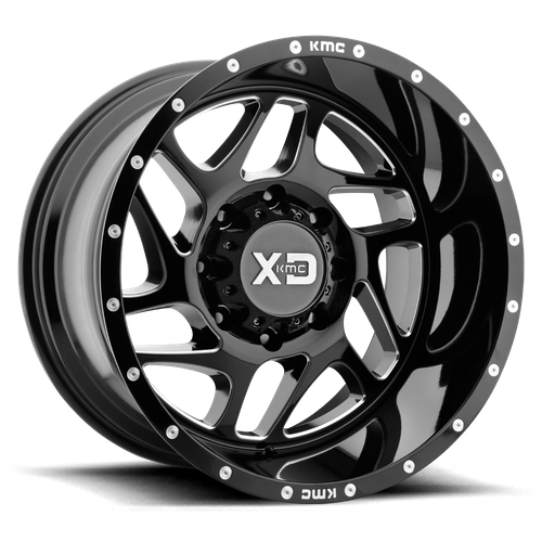 XD XD836 FURY 20X9 0 6X135/6X5.3 Gloss Black Milled
