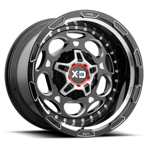 XD XD837 DEMODOG 20X9 18 6X114.3/6X139.7/6X4.5/5.5 Gloss Black Milled