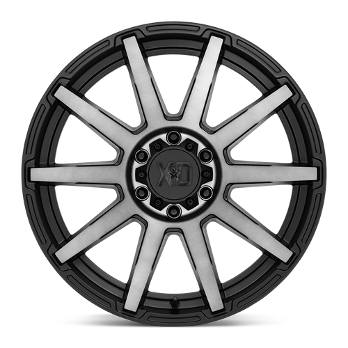 XD XD847 OUTBREAK 20X10 12 6X135 SATIN BLACK WITH GRAY TINT