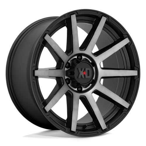 XD XD847 OUTBREAK 20X10 12 6X135 SATIN BLACK WITH GRAY TINT