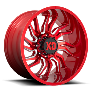 XD XD858 TENSION 22X10 -18 6X135/6X5.3 Candy Red Milled