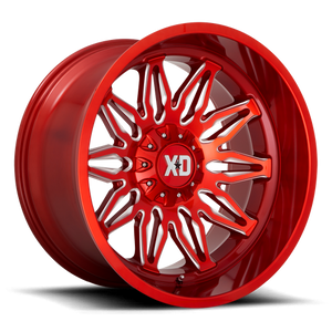 XD XD859 GUNNER 22X12 -44 6X135/6X5.3/6X139.7/6X5.5 Candy Red Milled