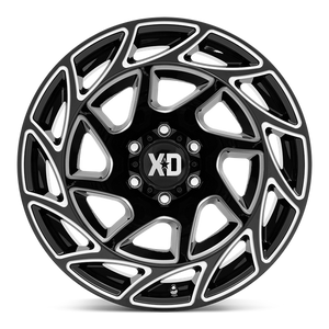 XD XD860 ONSLAUGHT 20X12 -44 6X135 GLOSS BLACK MILLED