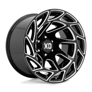 XD XD860 ONSLAUGHT 20X12 -44 6X135 GLOSS BLACK MILLED