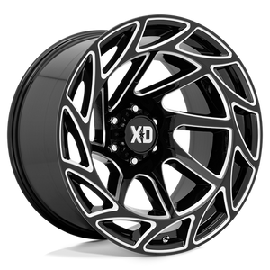 XD XD860 ONSLAUGHT 20X9 0 6X135/6X5.3 Gloss Black Milled