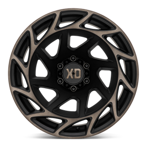 XD XD860 ONSLAUGHT 20X12 -44 6X135 SATIN BLACK WITH BRONZE TINT