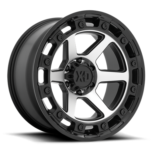 XD XD862 RAID 20X10 -18 6X135/6X5.3 Satin Black Machined