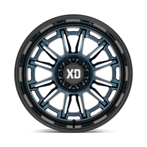 XD XD865 PHOENIX 20X9 0 6X135/6X5.3 Metallic Blue Milled With Black Lip