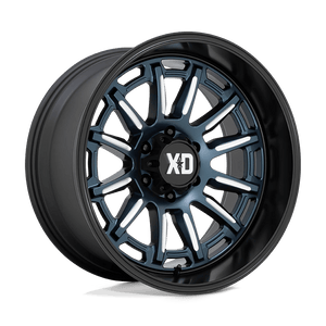 XD XD865 PHOENIX 20X9 0 6X135/6X5.3 Metallic Blue Milled With Black Lip