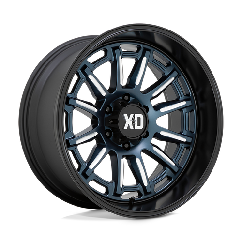 XD XD865 PHOENIX 20X9 0 6X135/6X5.3 Metallic Blue Milled With Black Lip