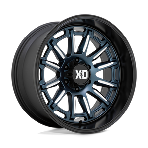 XD XD865 PHOENIX 20X9 0 6X135/6X5.3 Metallic Blue Milled With Black Lip