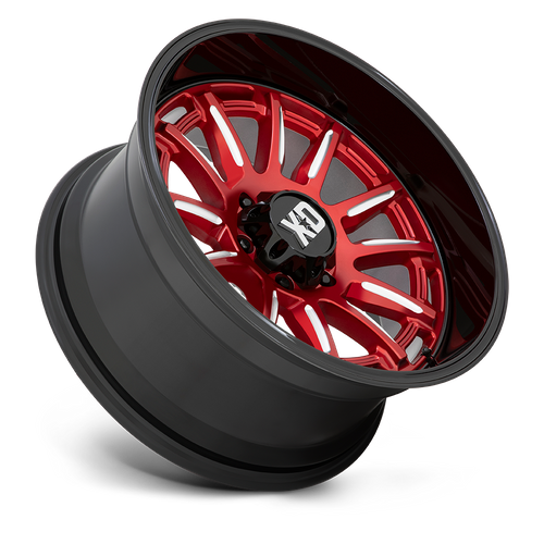 XD XD865 PHOENIX 20X10 -18 6X135/6X5.3 Candy Red Milled With Black Lip