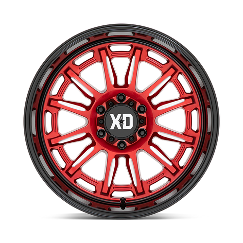 XD XD865 PHOENIX 20X10 -18 6X135/6X5.3 Candy Red Milled With Black Lip