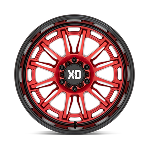 XD XD865 PHOENIX 20X10 -18 6X135/6X5.3 Candy Red Milled With Black Lip