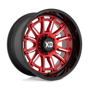 XD XD865 PHOENIX 20X10 -18 6X135/6X5.3 Candy Red Milled With Black Lip