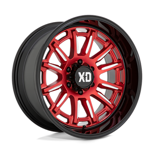 XD XD865 PHOENIX 20X10 -18 6X135/6X5.3 Candy Red Milled With Black Lip