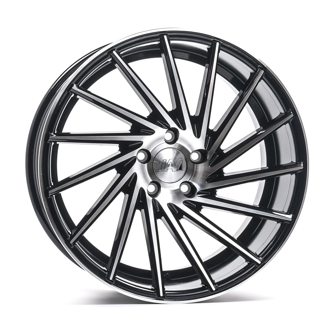 AXE ZX1 18X8 40 5X114 BLACK AND POLISHED FACE