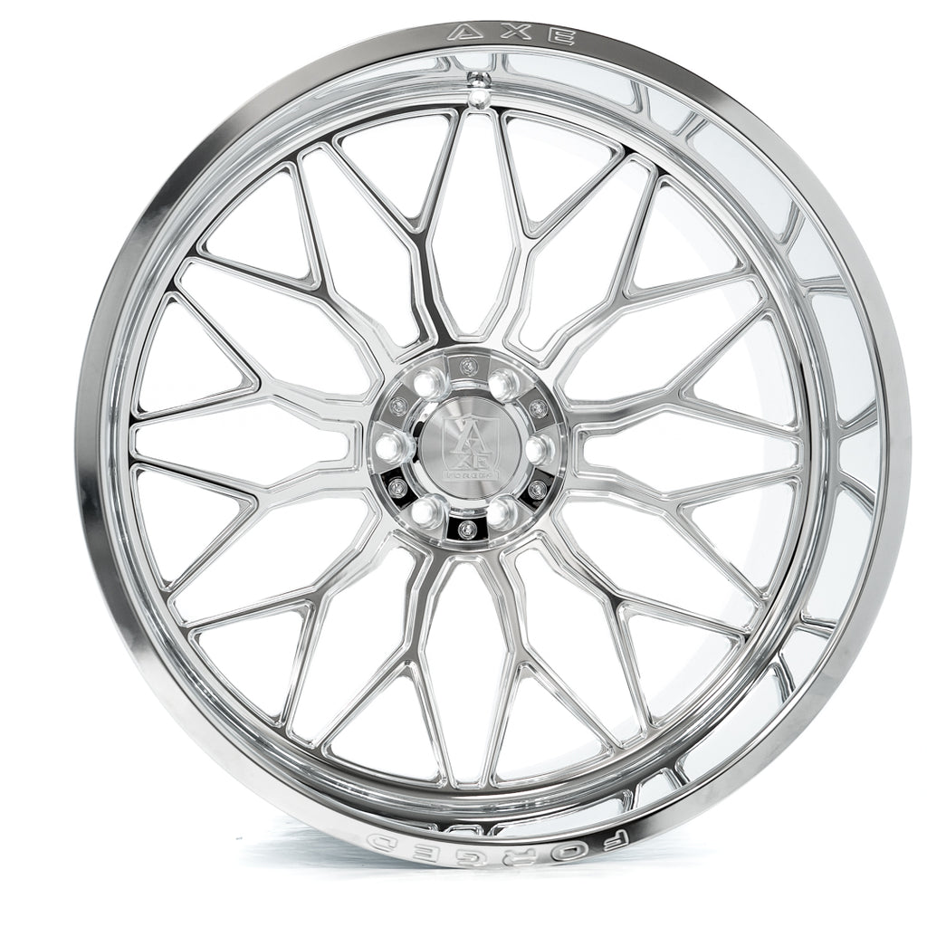 Axe Forged Af8 26x16 76 8x165 Fully Polished Wheels Below Retail