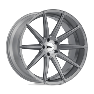 TSW CLYPSE 20X8.5 20 5X120/5X4.72 TITANIUM W/ MATTE BRUSHED FACE