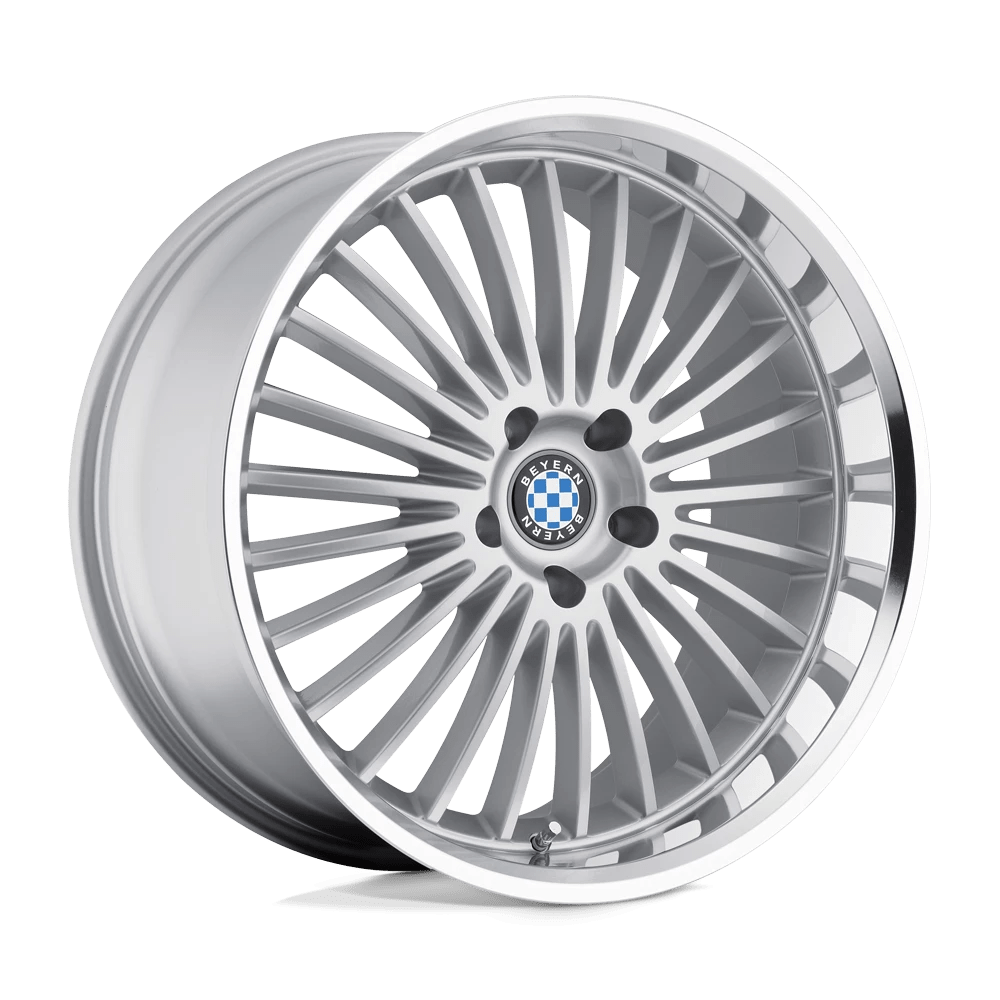 Beyern MULTI 22X9.5 35 5X120/5X4.72 SILVER W/ MIRROR CUT LIP