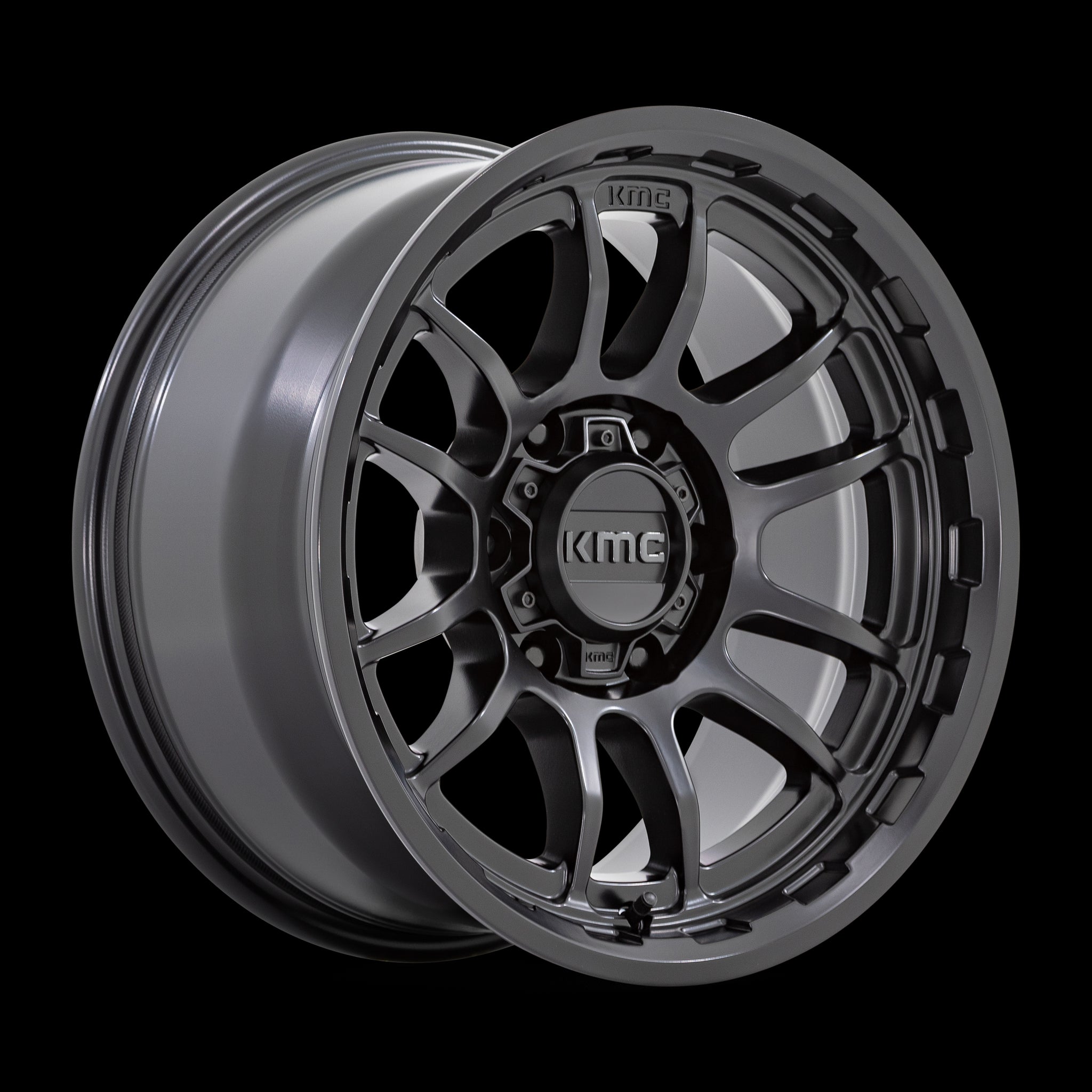 KMC KM727 WRATH 17X8.5 0 6X135/6X5.3 SATIN BLACK