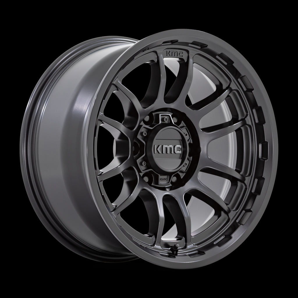 KMC KM727 WRATH 20X9 0 6X135/6X5.3 SATIN BLACK