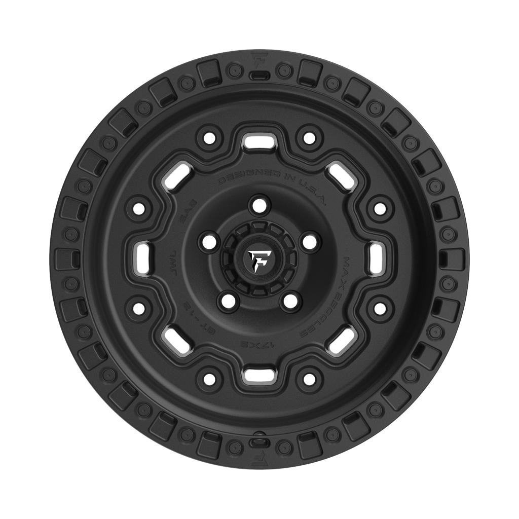 FITTIPALDI OFFROAD FT100SB 17X9, PCD 5X5.00, ET -12, CB 71.5-SATIN BLACK