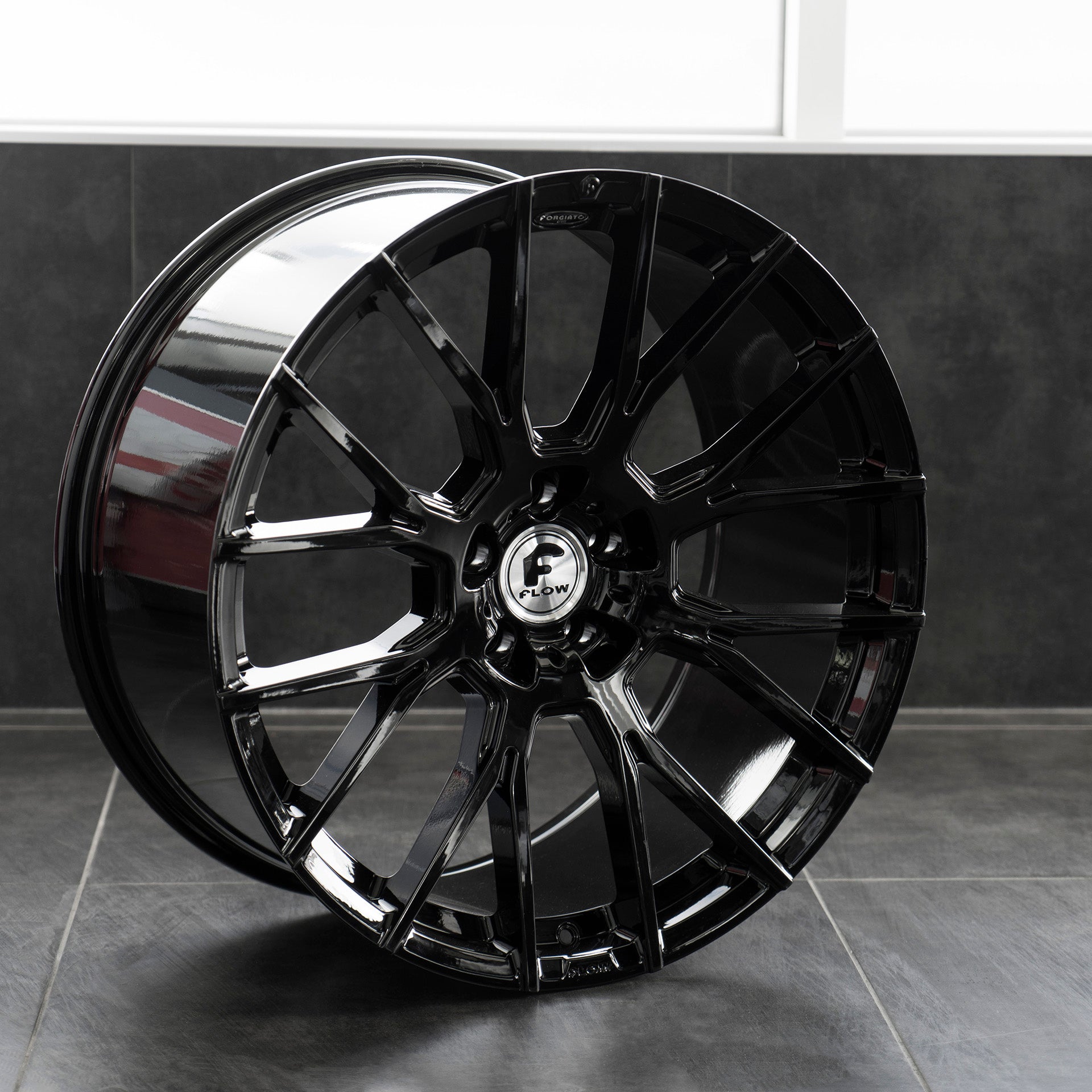 FORGIATO FLOW 001 20x9 +40 5x114.3 GLOSS BLACK - Wheels | Rims ...