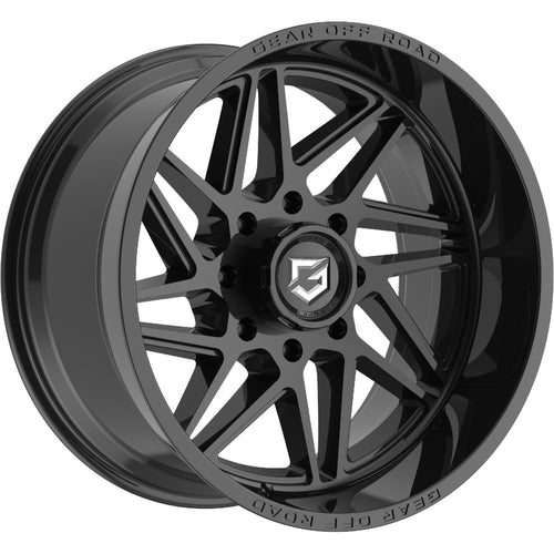 Gear Off Road 761B RATIO 20X12 -44 6X135/6X5.50 Black