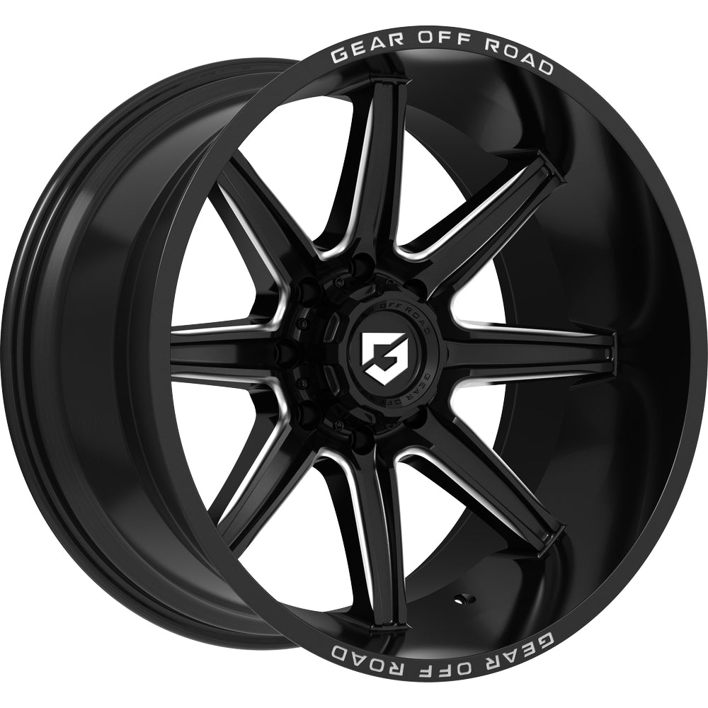 Gear Off Road 765BM 20X12 -44 6X135/6X5.50 Black