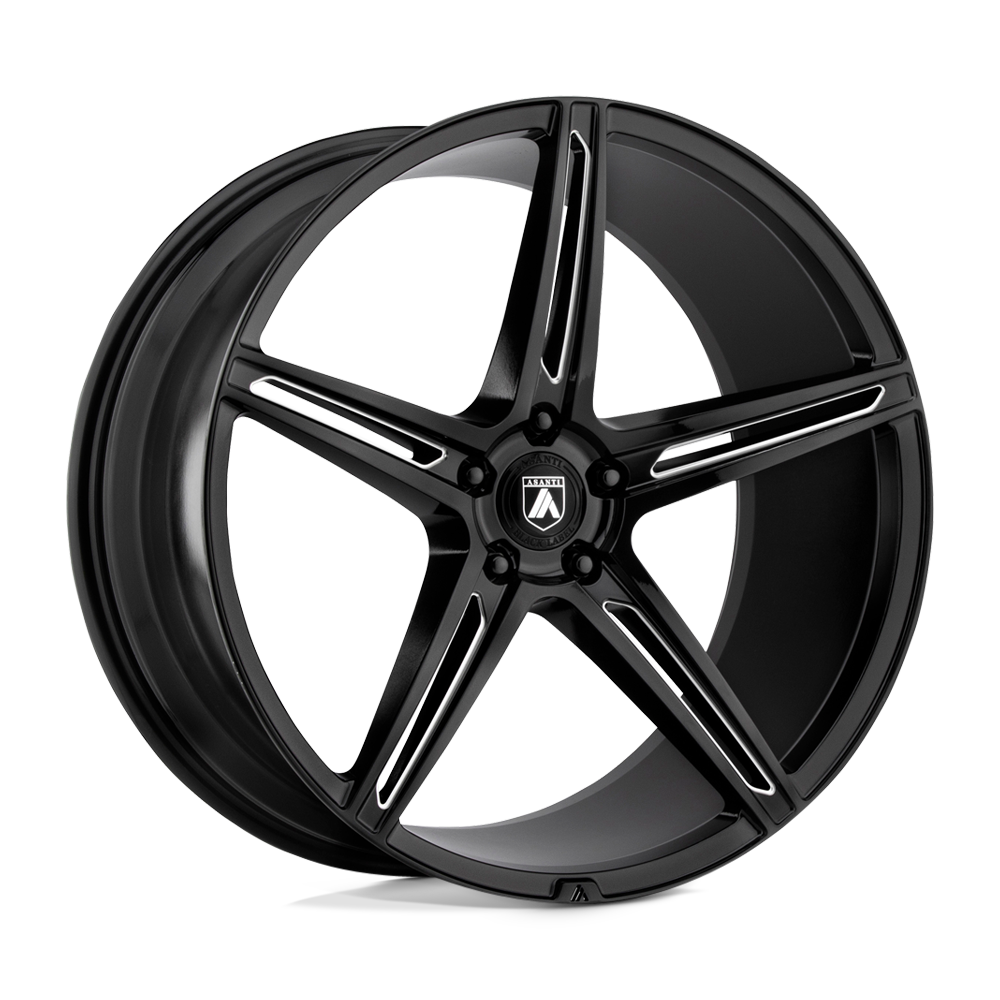Asanti Black ABL-22 ALPHA 5 20x8.5 38 5X120/5X4.72 Gloss Black Milled