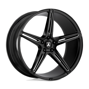 Asanti Black ABL-22 ALPHA 5 20x8.5 38 5X120/5X4.72 Gloss Black Milled