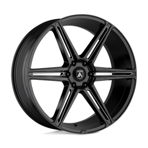 Asanti Black ABL-25 ALPHA 6 22x10 30 6x139.7/6x5.5 Gloss Black Milled