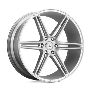 Asanti Black ABL-25 ALPHA 6 22x10 30 6x139.7/6x5.5 Brushed Silver