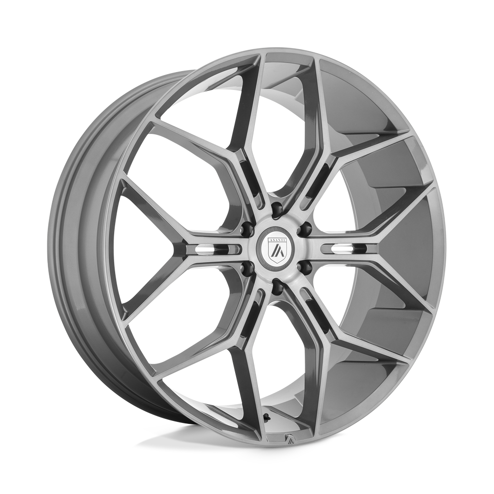 Asanti Black ABL-38 MONARCH TRUCK 22X9.5 38 6X135/6X5.3 Titanium Brushed