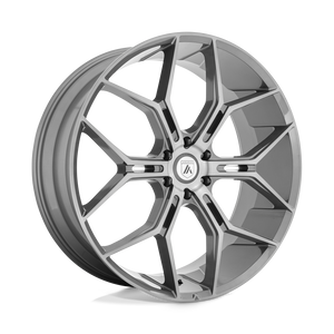 Asanti Black ABL-38 MONARCH TRUCK 22X9.5 38 6X135/6X5.3 Titanium Brushed