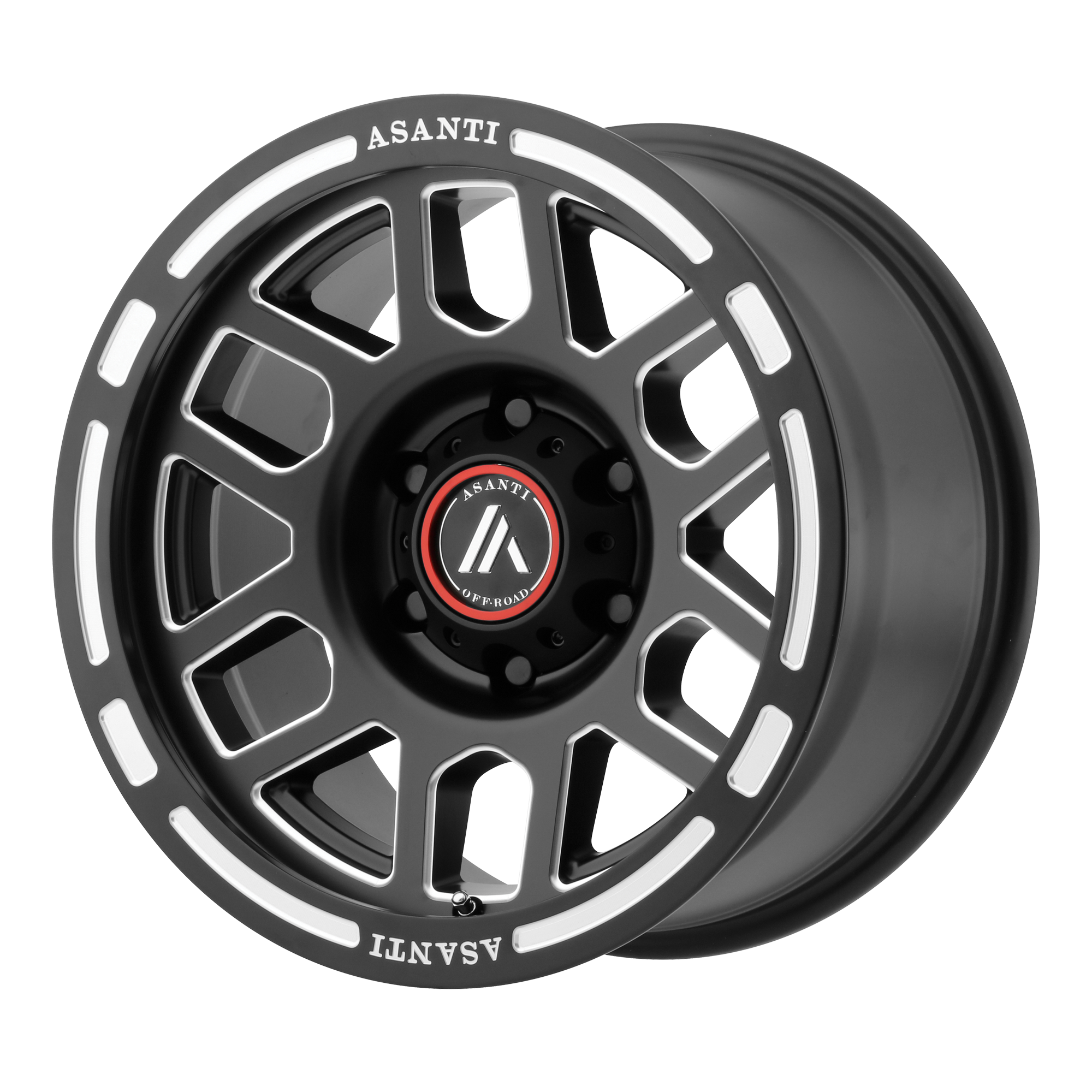 Asanti Off Road AB812 CLAYMORE 17X9 -12 6X139.7/6X5.5 Satin Black Milled