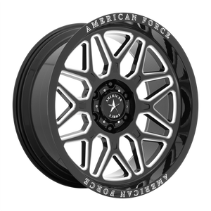 American Force Cast AC001 RUSH 22X10 -18 6X139.7 GLOSS BLACK MILLED