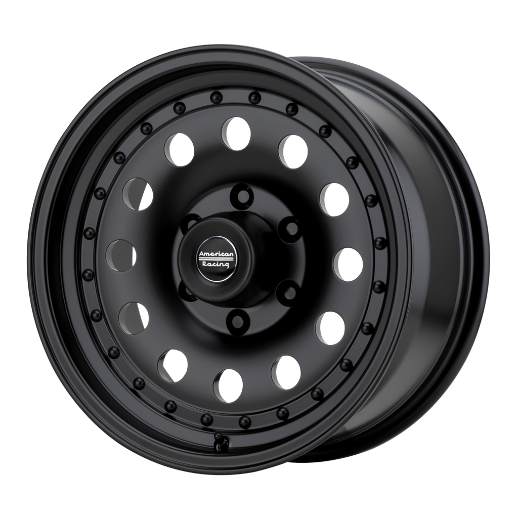 American Racing AR62 OUTLAW II 17X8 18  8X170/8X6.7 Satin Black