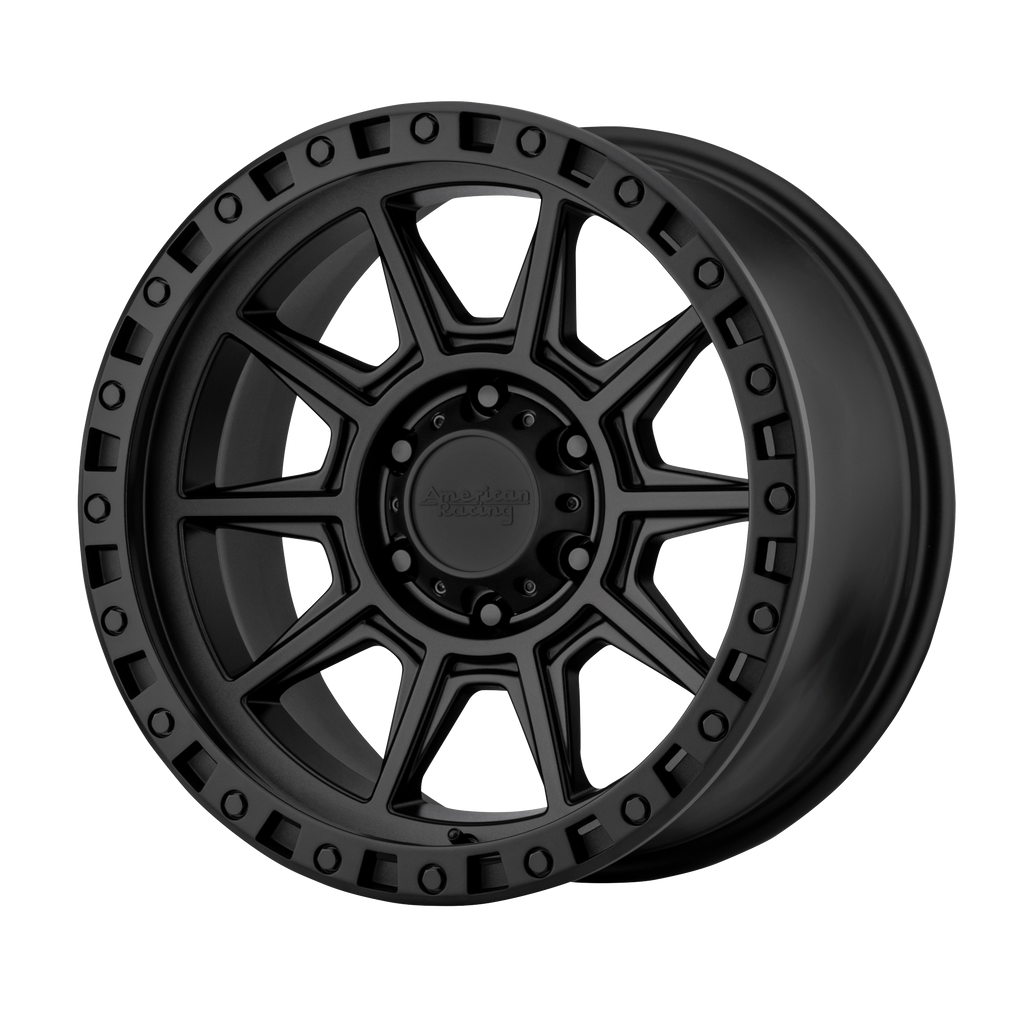 American Racing AR202 17X9 -12 6X139.7/6X5.5 Cast Iron Black